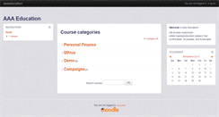 Desktop Screenshot of aaaeducation.org