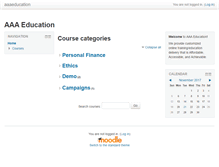 Tablet Screenshot of aaaeducation.org